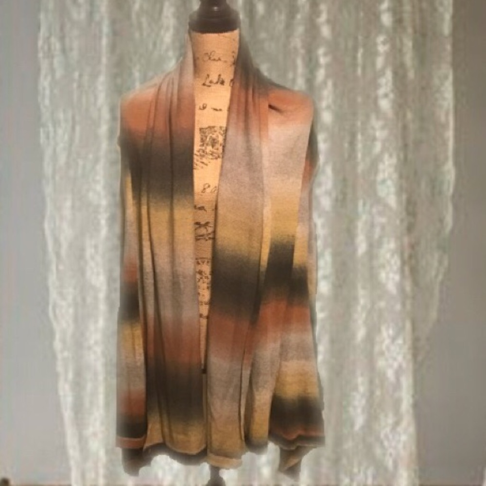 NWT multi colored vest.